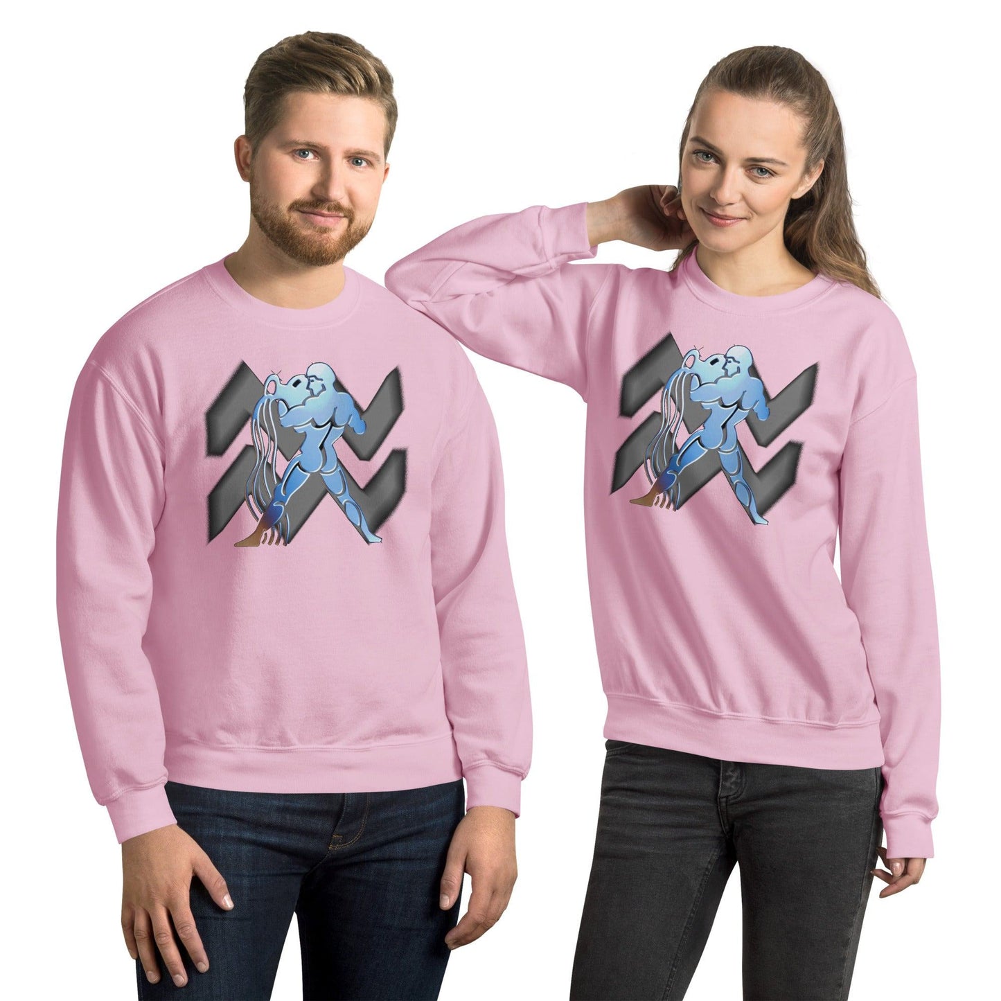 Sternzeichen Wassermann Unisex Pullover Pullover 42.99 Pullover, Sternzeichen, Wassermann JLR Design