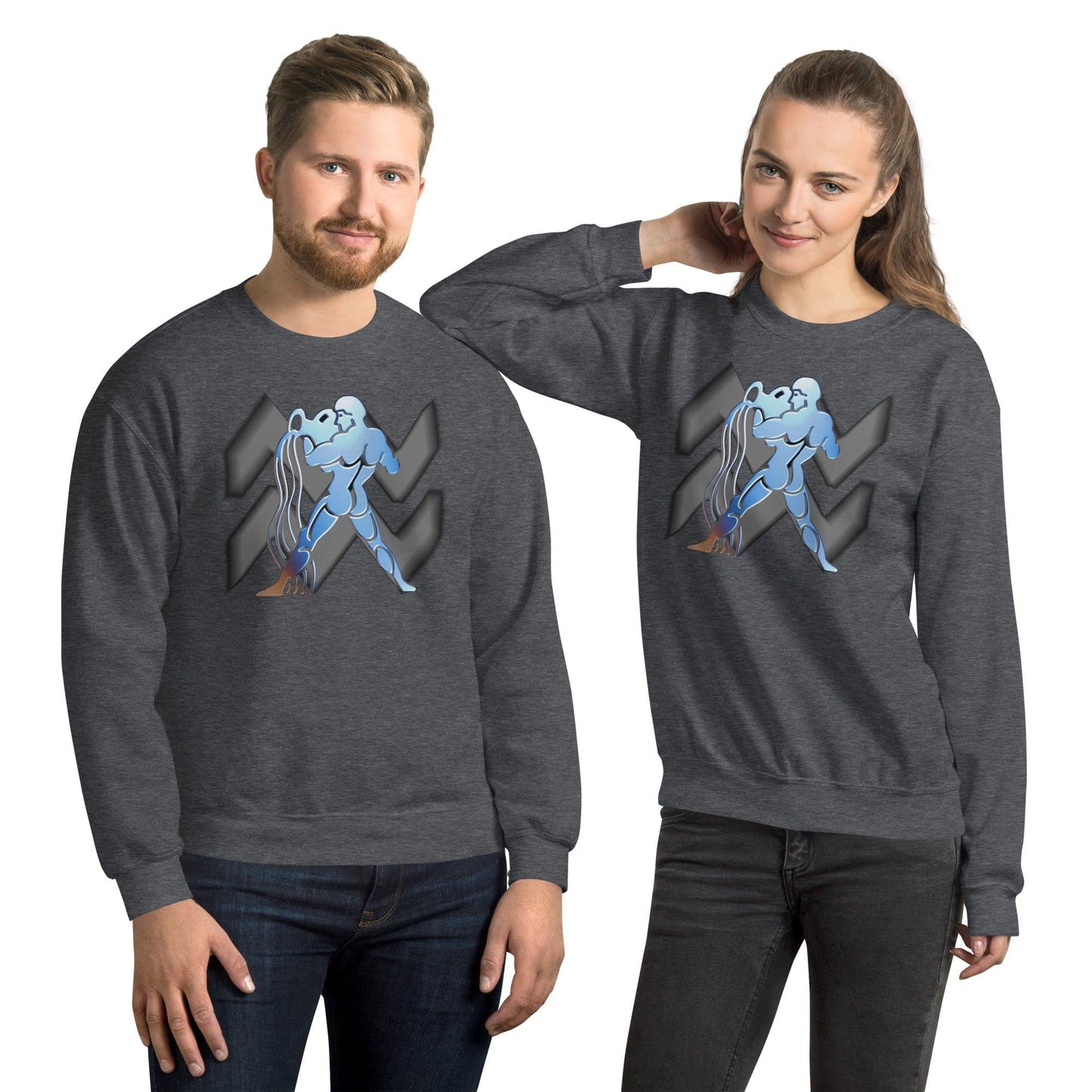 Sternzeichen Wassermann Unisex Pullover Pullover 42.99 Pullover, Sternzeichen, Wassermann JLR Design