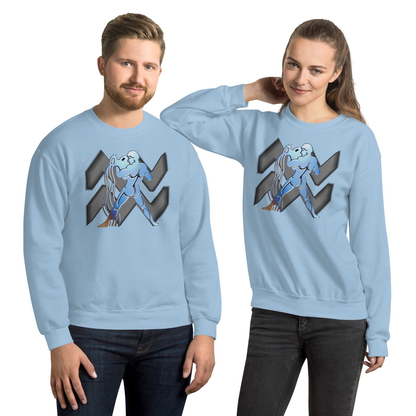 Sternzeichen Wassermann Unisex Pullover Pullover 42.99 Pullover, Sternzeichen, Wassermann JLR Design