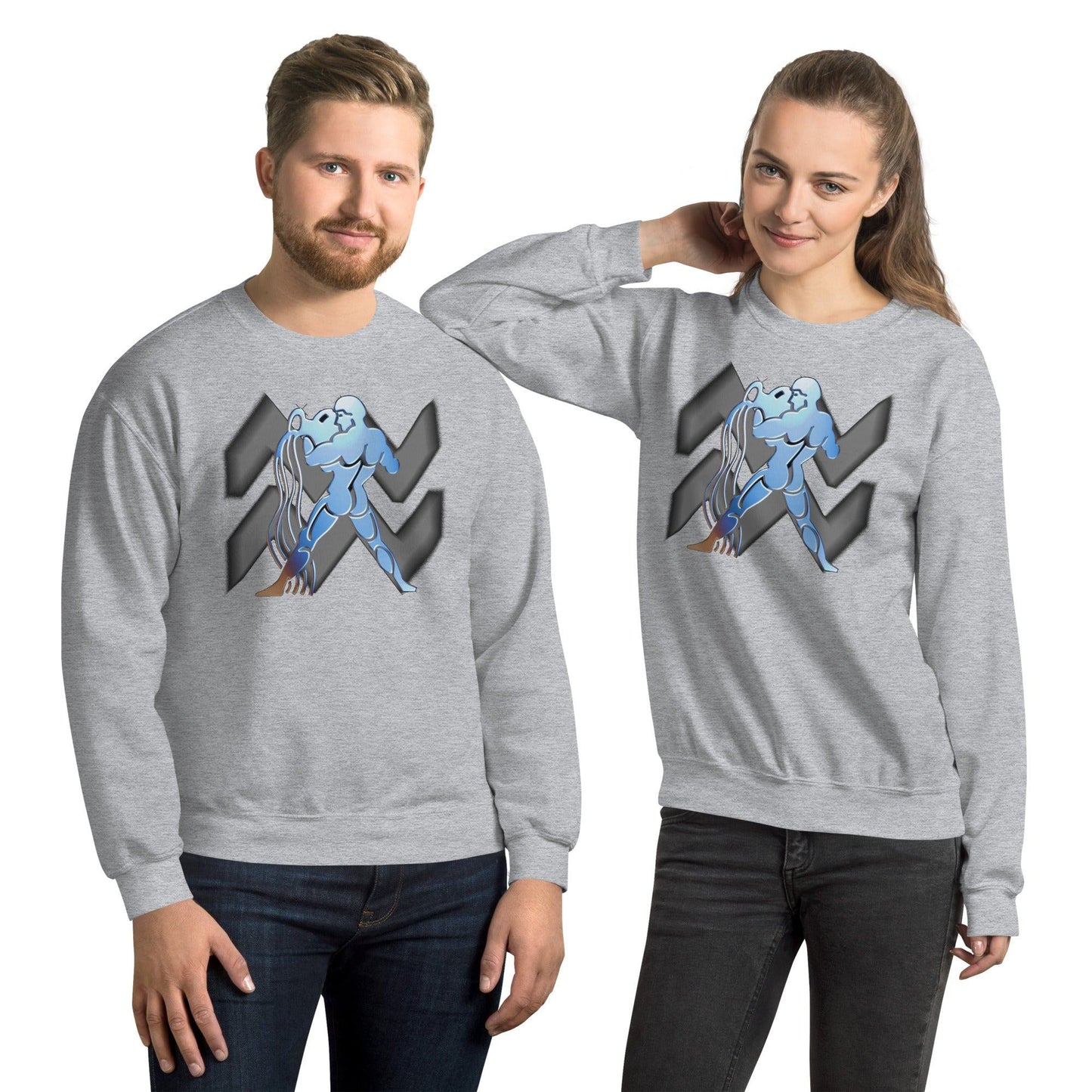 Sternzeichen Wassermann Unisex Pullover Pullover 42.99 Pullover, Sternzeichen, Wassermann JLR Design