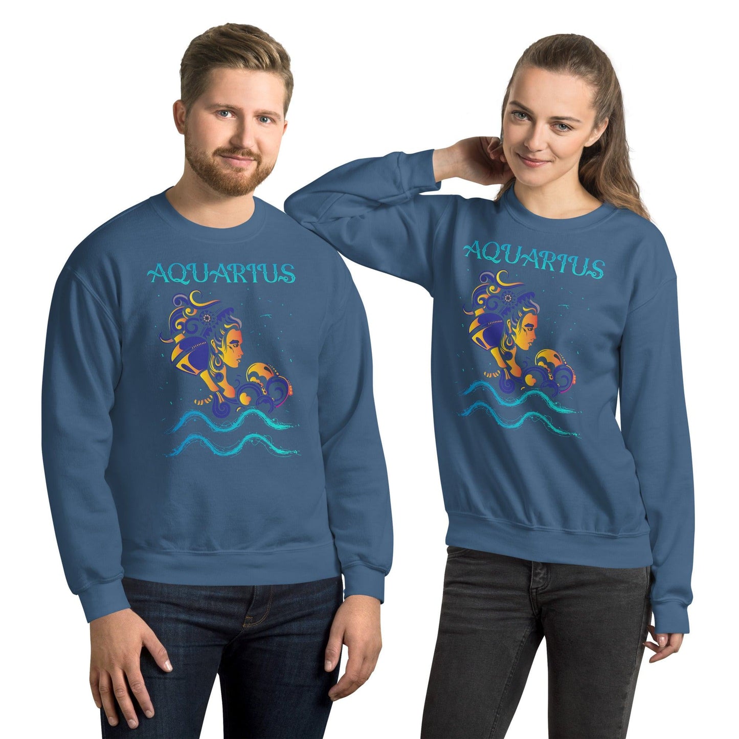 Sternzeichen Wassermann Unisex Pullover Pullover 42.99 Pullover, Sternzeichen, Wassermann JLR Design