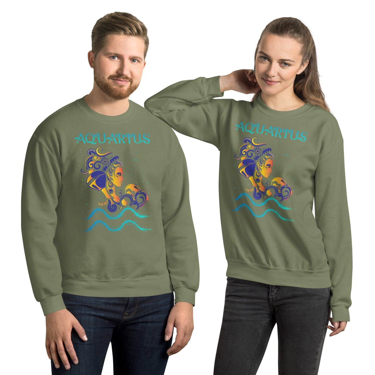 Sternzeichen Wassermann Unisex Pullover Pullover 42.99 Pullover, Sternzeichen, Wassermann JLR Design