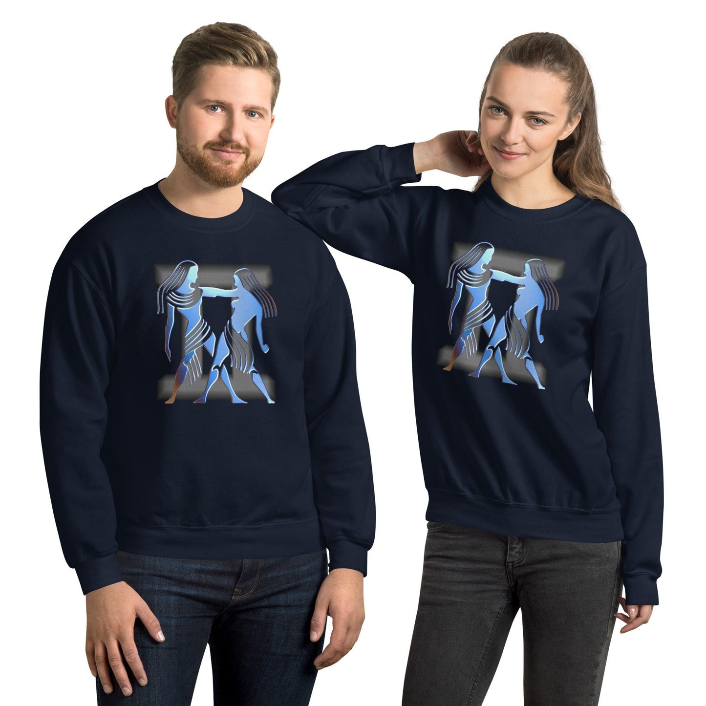 Sternzeichen Zwilling Unisex Pullover Pullover 42.99 Pullover, Sternzeichen, Zwillinge JLR Design