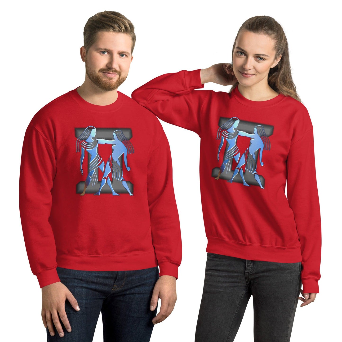 Sternzeichen Zwilling Unisex Pullover Pullover 42.99 Pullover, Sternzeichen, Zwillinge JLR Design