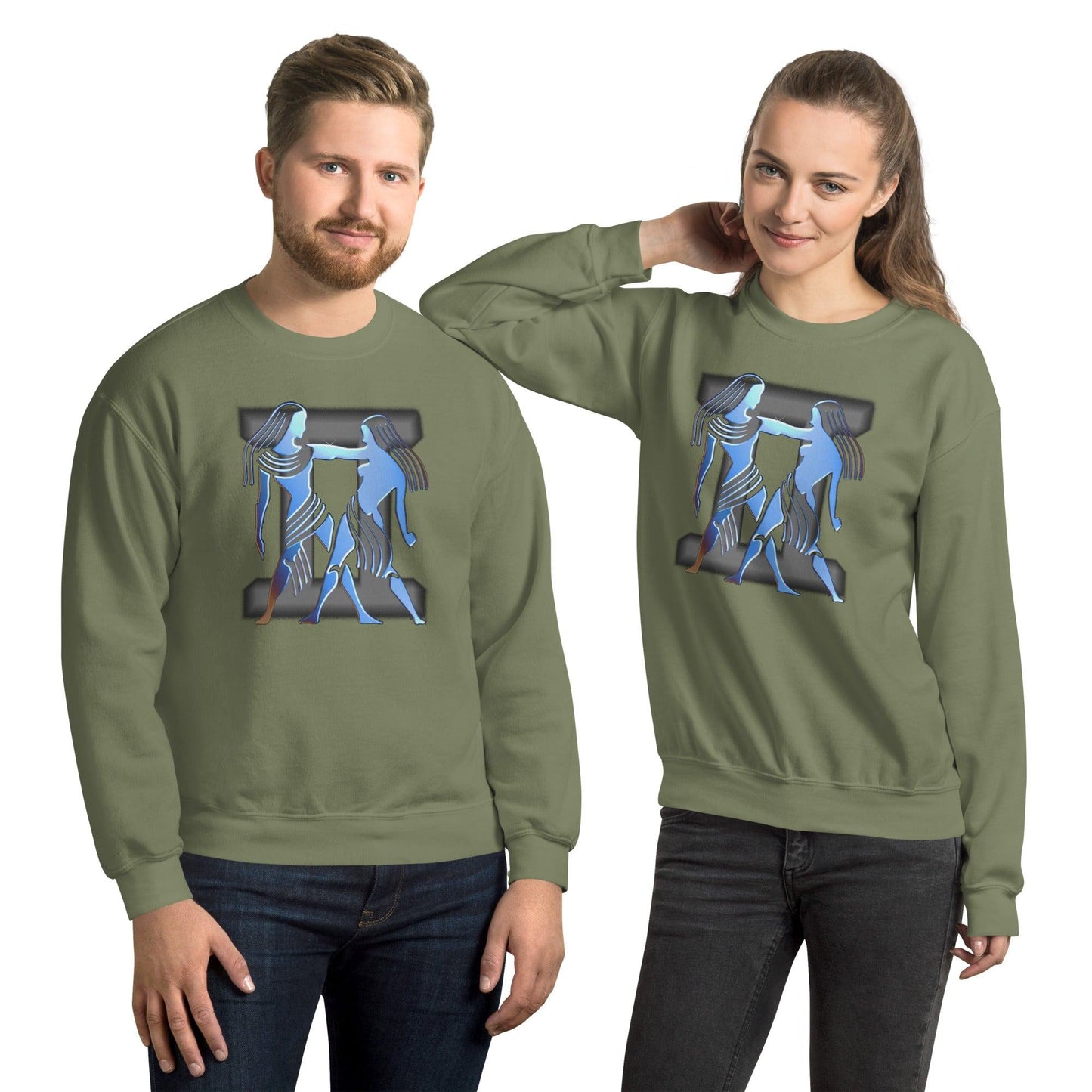 Sternzeichen Zwilling Unisex Pullover Pullover 42.99 Pullover, Sternzeichen, Zwillinge JLR Design