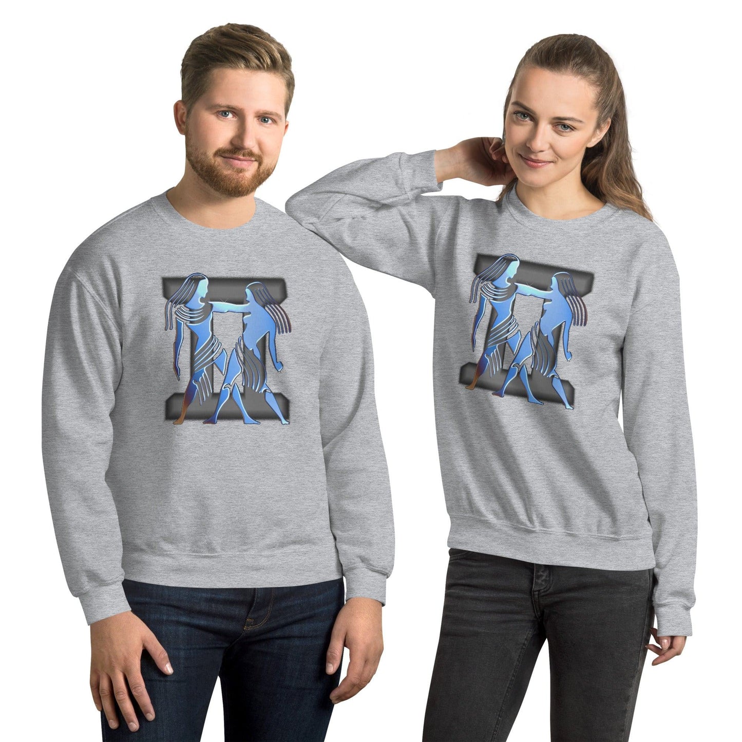 Sternzeichen Zwilling Unisex Pullover Pullover 42.99 Pullover, Sternzeichen, Zwillinge JLR Design