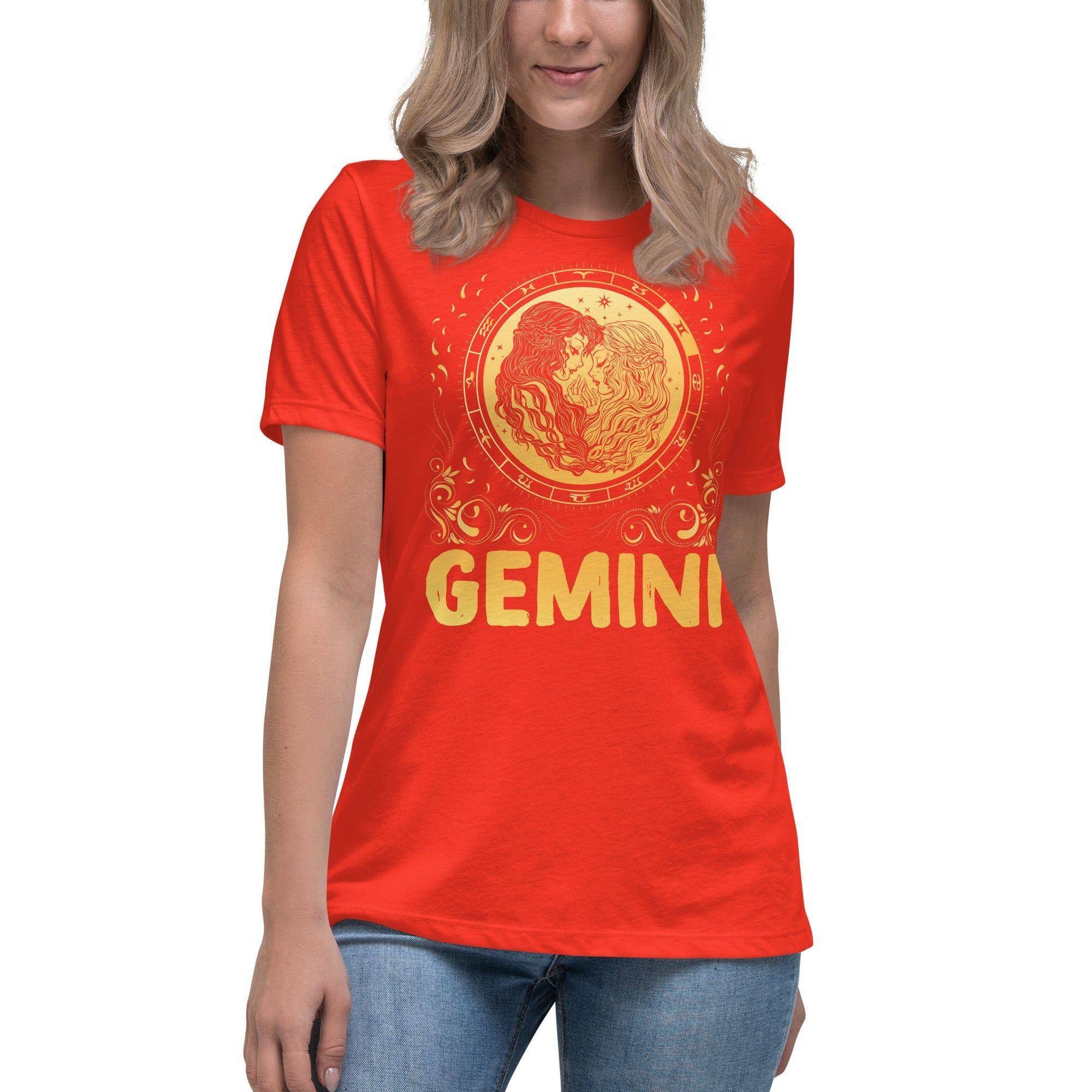 sternzeichen-zwillinge-damen-t-shirt-t-shirt-jlr-design-15227 - JLR Design