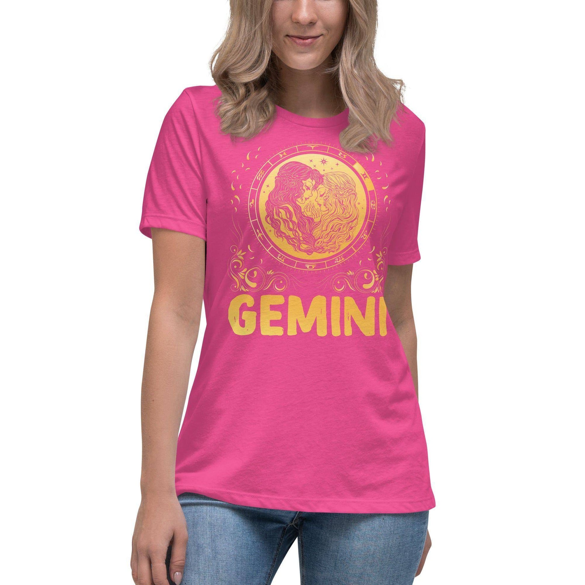 sternzeichen-zwillinge-damen-t-shirt-t-shirt-jlr-design-84193 - JLR Design