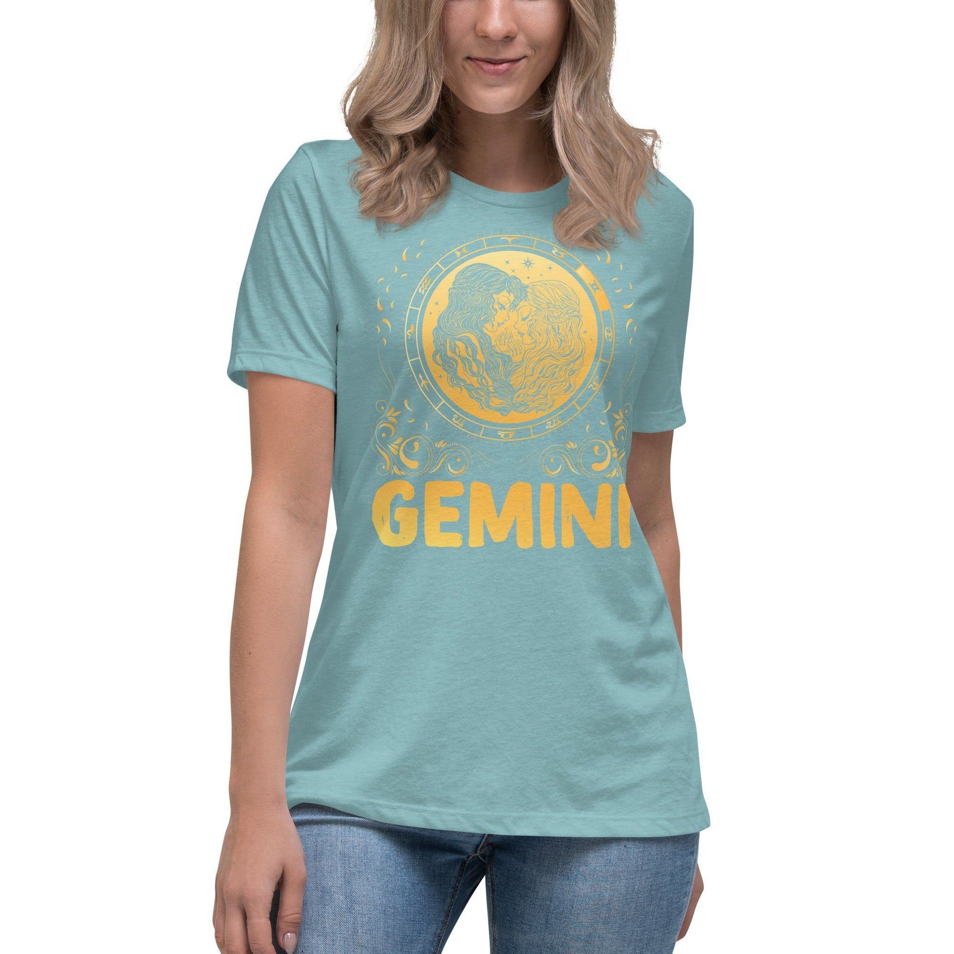 Sternzeichen Zwillinge Damen-T-Shirt T-Shirt JLR Design