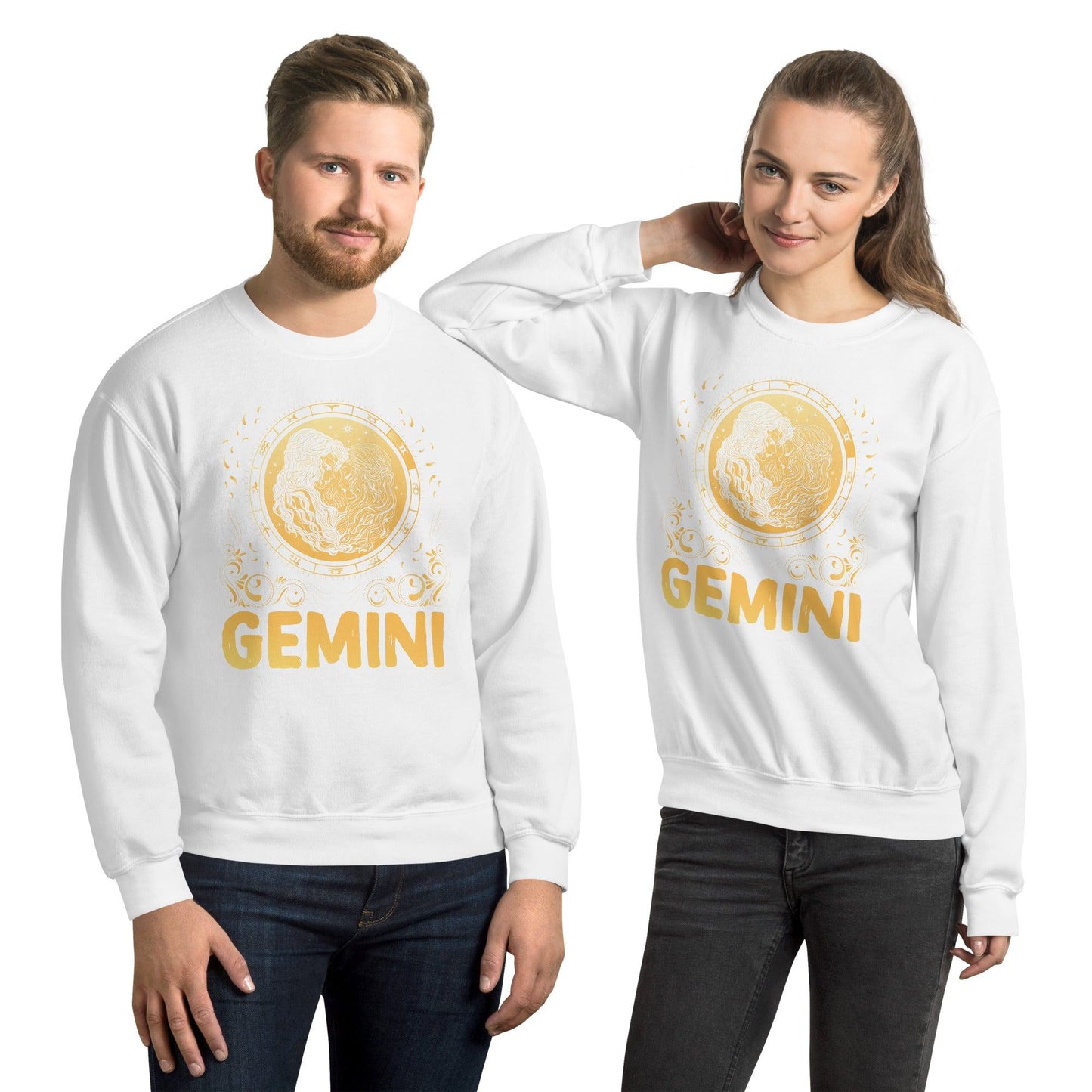 Sternzeichen Zwillinge Unisex Pullover Pullover 42.99 Pullover, Sternzeichen, Zwillinge JLR Design