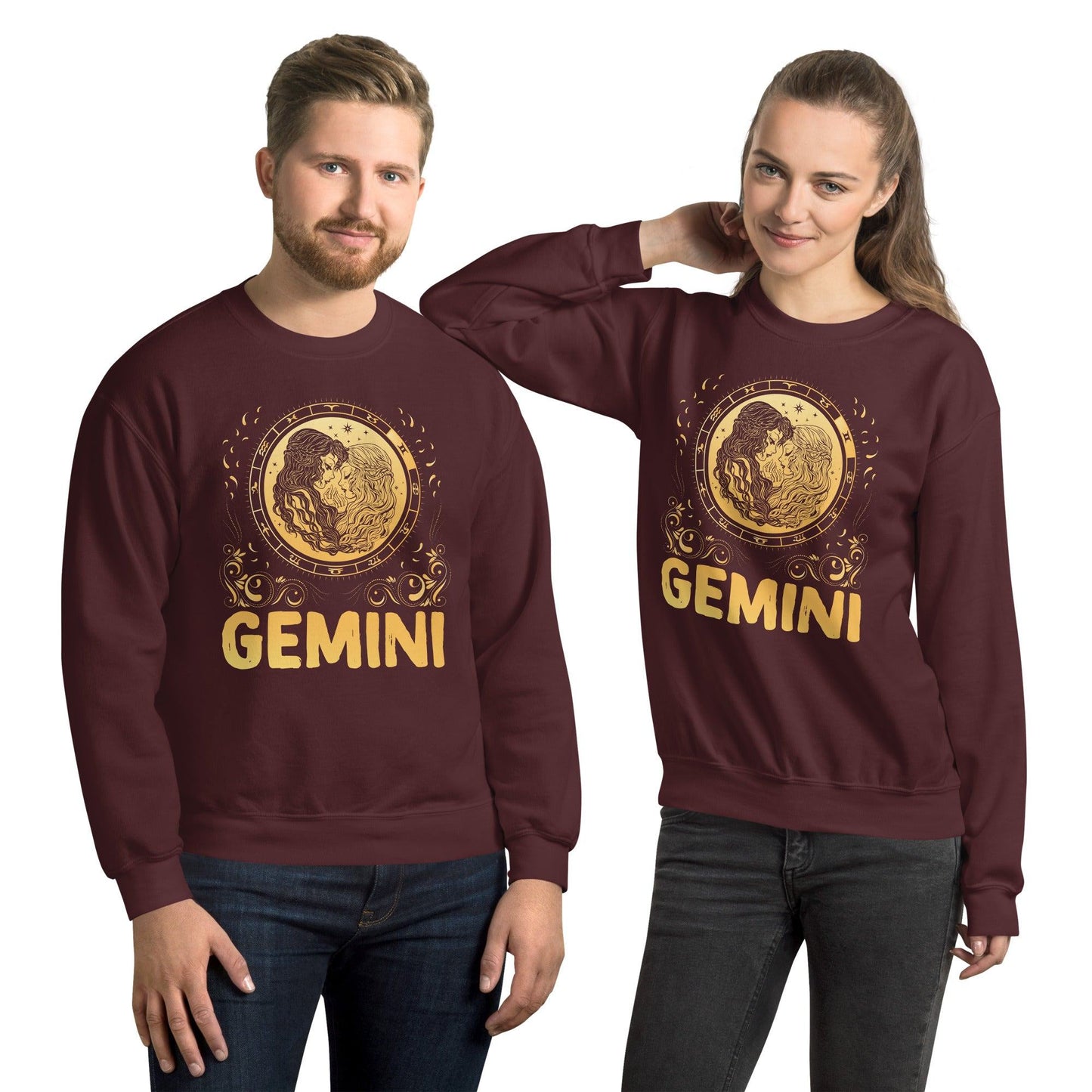 Sternzeichen Zwillinge Unisex Pullover Pullover 42.99 Pullover, Sternzeichen, Zwillinge JLR Design