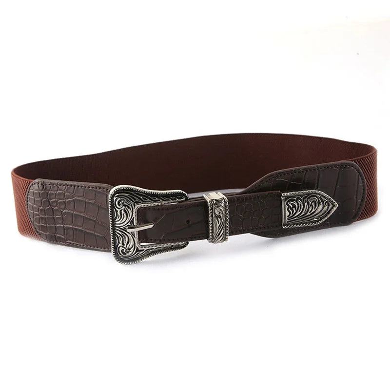 Stilvolle Stretchgürtel - Breites elastisches Korsett-Taillenband Gürtel JLR Design