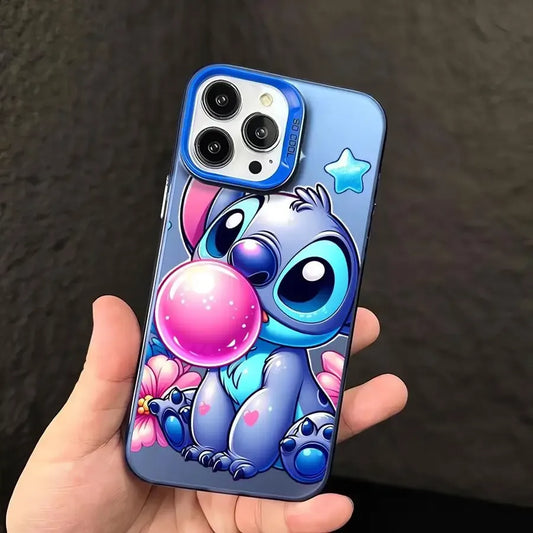 stitch-mit-bubblegum-handyhulle-fur-iphone-11-12-13-14-15-16-minipluspropromax-handyhulle-jlr-design-21843 - JLR Design
