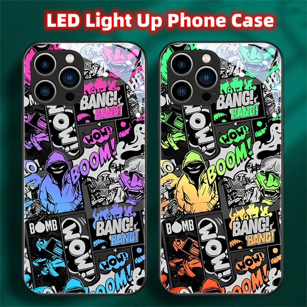 Street Art LED Hülle für Samsung S24 S23 S22 Cover 44.99 Cover, LED, Samsung, Street, Style JLR Design