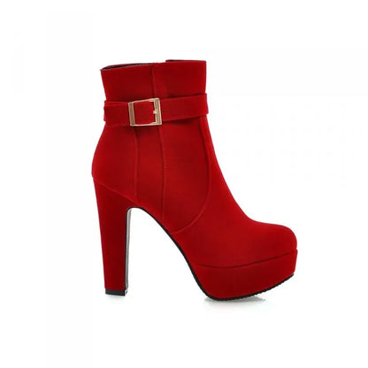 stylische-damen-winter-heels-mit-schnalle-and-absatz-high-heels-jlr-design-76243 - JLR Design