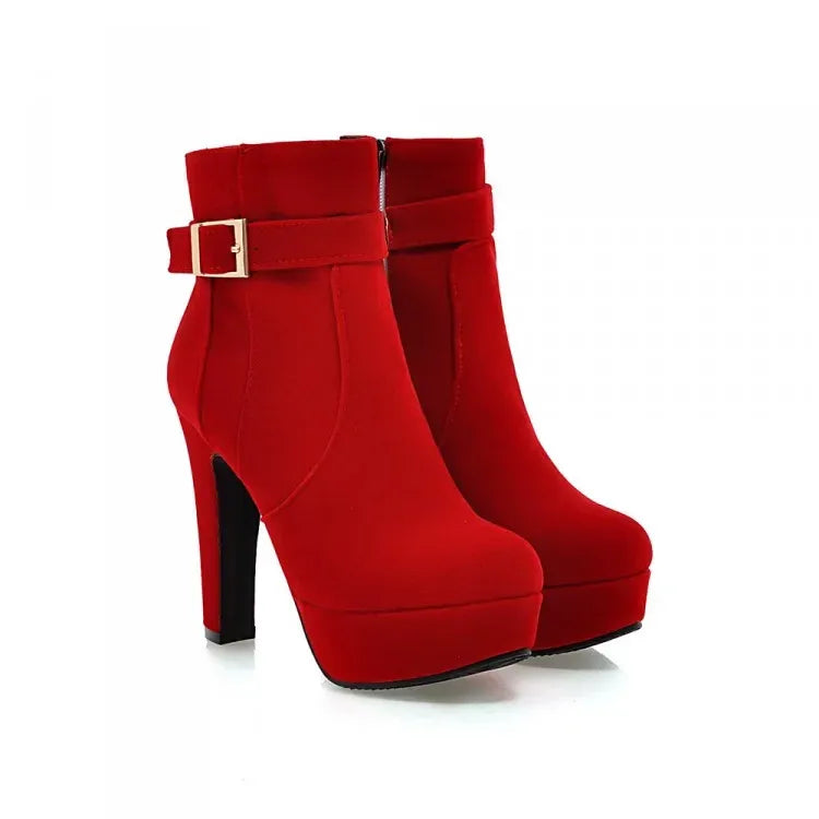 stylische-damen-winter-heels-mit-schnalle-and-absatz-high-heels-jlr-design-27263 - JLR Design