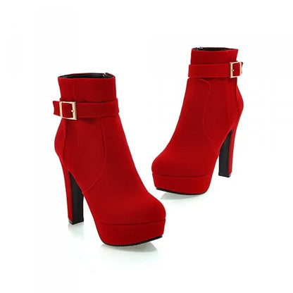 stylische-damen-winter-heels-mit-schnalle-and-absatz-high-heels-jlr-design-43400 - JLR Design