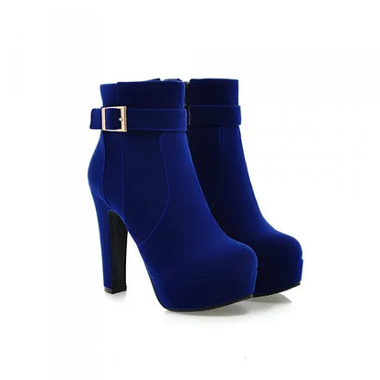 stylische-damen-winter-heels-mit-schnalle-and-absatz-high-heels-jlr-design-15361 - JLR Design