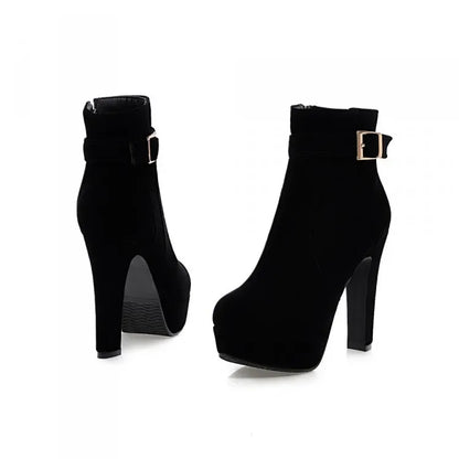 stylische-damen-winter-heels-mit-schnalle-and-absatz-high-heels-jlr-design-35614 - JLR Design