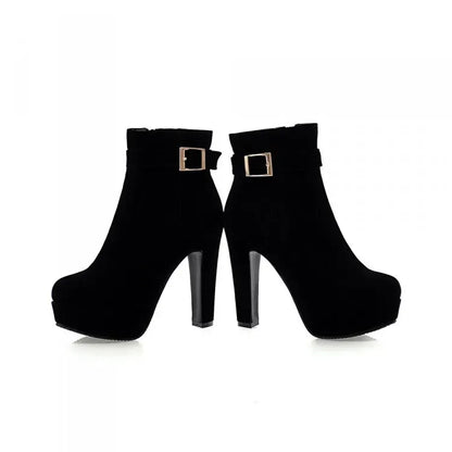 stylische-damen-winter-heels-mit-schnalle-and-absatz-high-heels-jlr-design-49555 - JLR Design