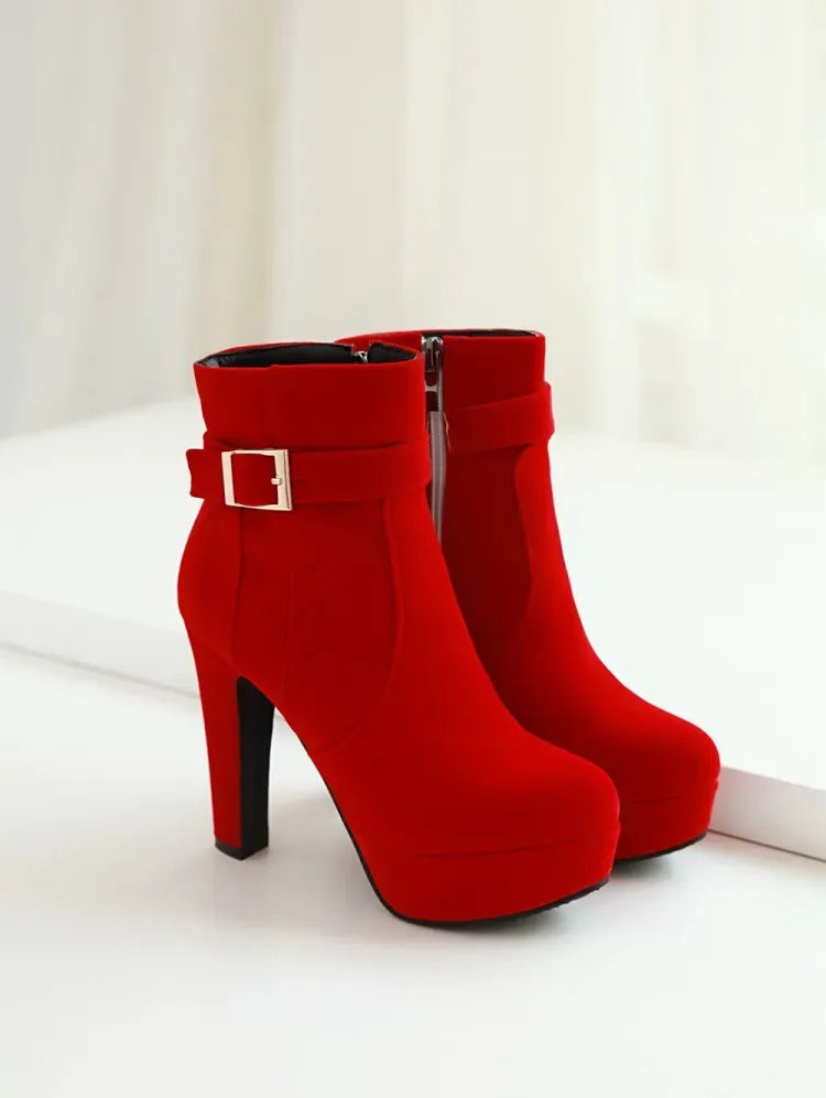 stylische-damen-winter-heels-mit-schnalle-and-absatz-high-heels-jlr-design-22684 - JLR Design