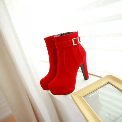 stylische-damen-winter-heels-mit-schnalle-and-absatz-high-heels-jlr-design-58585 - JLR Design