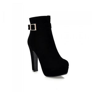 stylische-damen-winter-heels-mit-schnalle-and-absatz-high-heels-jlr-design-98261 - JLR Design