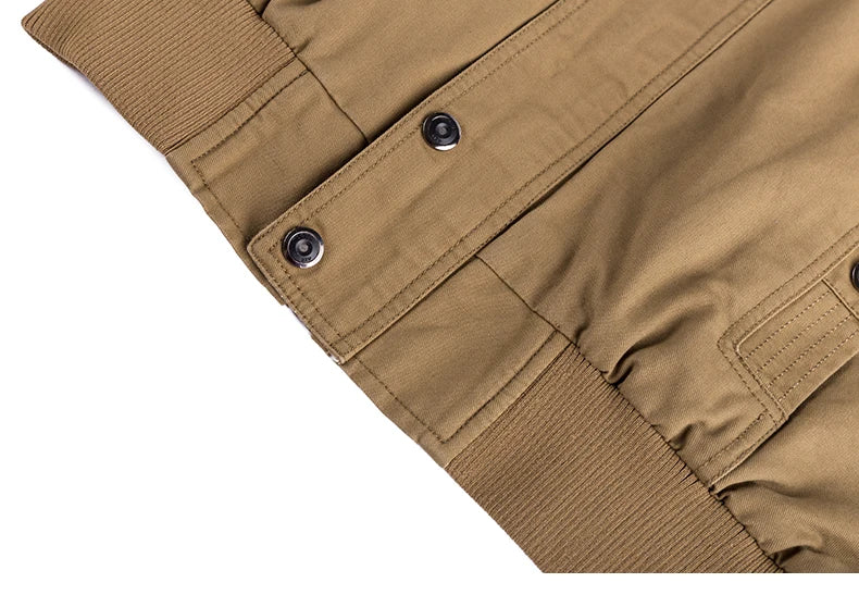 Stylische Herren-Jacke – Vintage-Bomberjacke mit praktischen Taschen Bomberjacke JLR Design