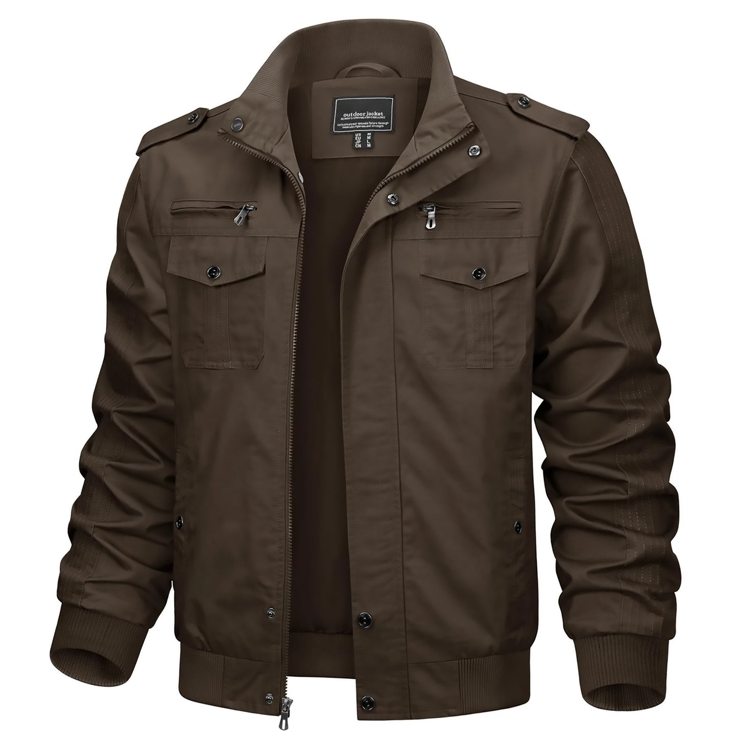 Stylische Herren-Jacke – Vintage-Bomberjacke mit praktischen Taschen Bomberjacke JLR Design