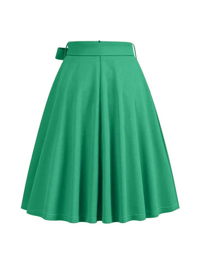 Summer Midi Long Skirt mit Schleife Midi Rock JLR Design