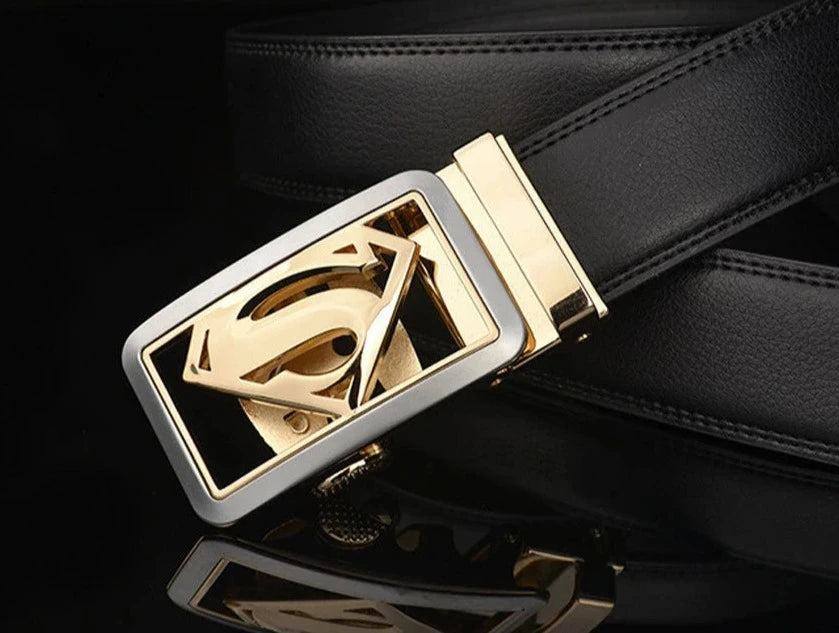 superman-ledergurtel-mit-automatischer-schnalle-gurtel-jlr-design-19366 - JLR Design