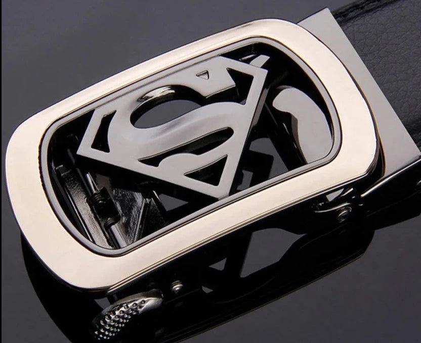 Superman Ledergürtel mit automatischer Schnelle Gürtel 59.99 Gürtel, Herren, Superman JLR Design