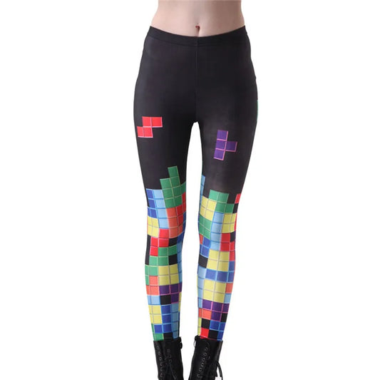 Tetris Damen Leggings Leggings JLR Design