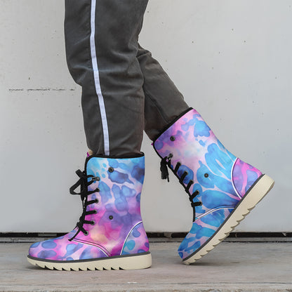 Tie Dye v1 Chic Boots mit Plüschfutter Stiefel JLR Design