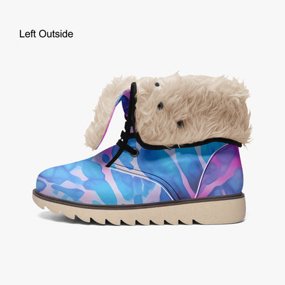 Tie Dye v1 Chic Boots mit Plüschfutter Stiefel JLR Design