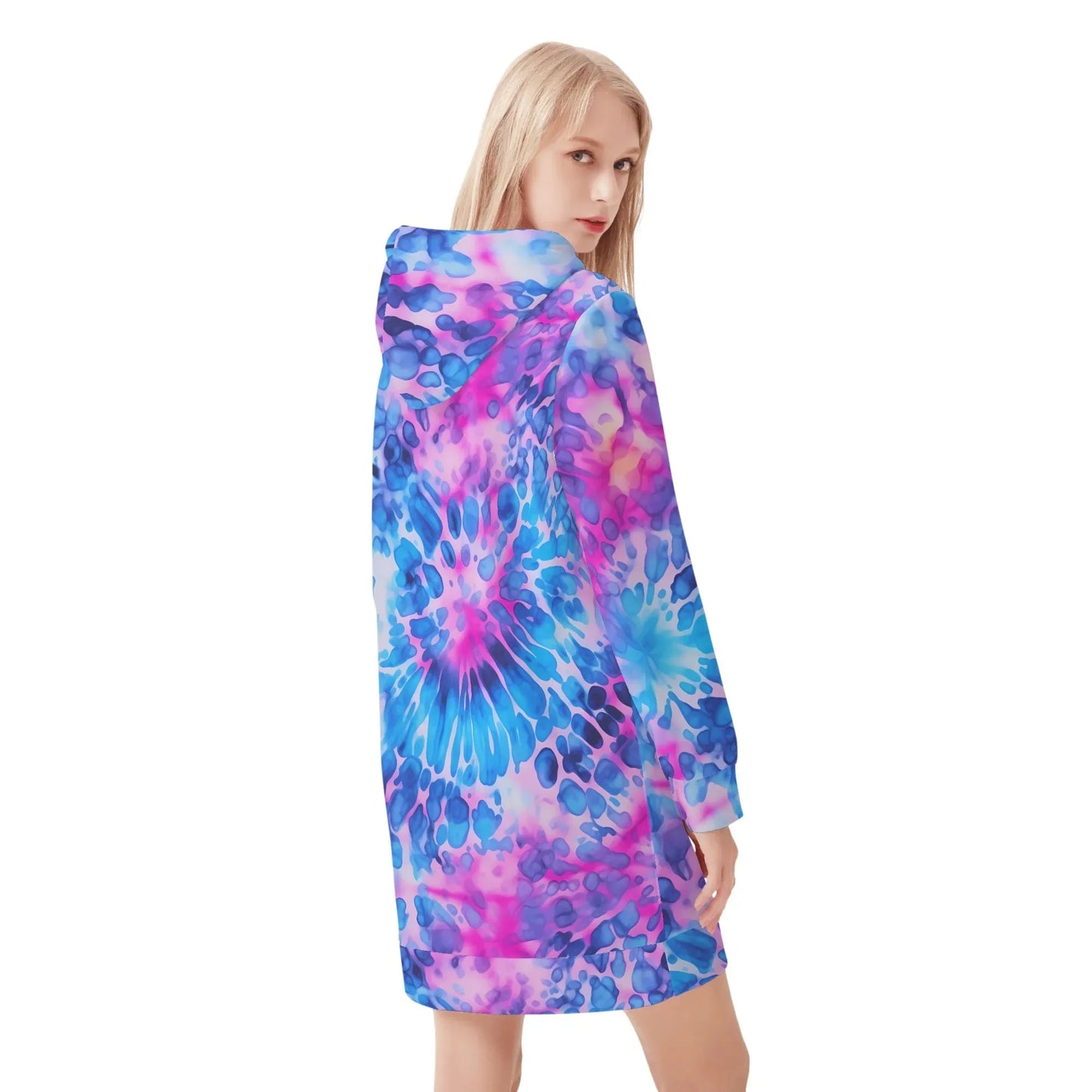 tie-dye-v1-velvet-hoodie-dress-hoodiekleid-jlr-design-58048 - JLR Design