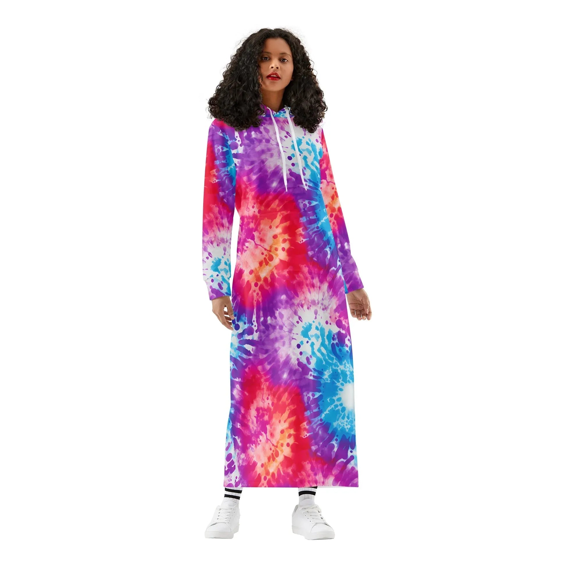 bequemes-leichtes-hoodie-kleid-farbexplosion-v1-hoodiekleid-jlr-design-22453 - JLR Design