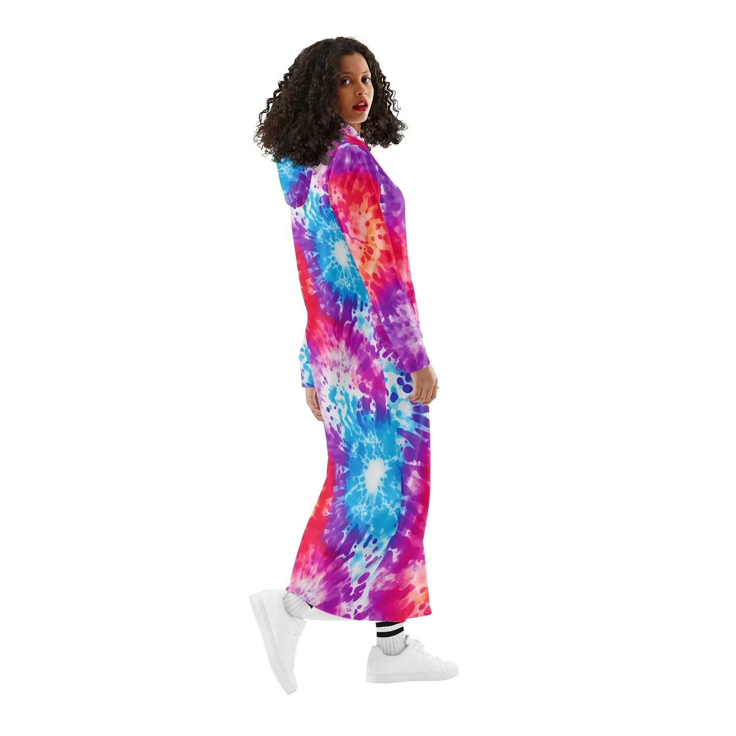 bequemes-leichtes-hoodie-kleid-farbexplosion-v1-hoodiekleid-jlr-design-88152 - JLR Design