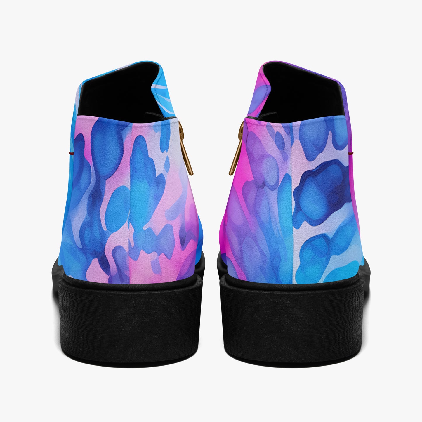 Tie Dye v1 elegante Reißverschluss-Stiefeletten Stiefeletten JLR Design