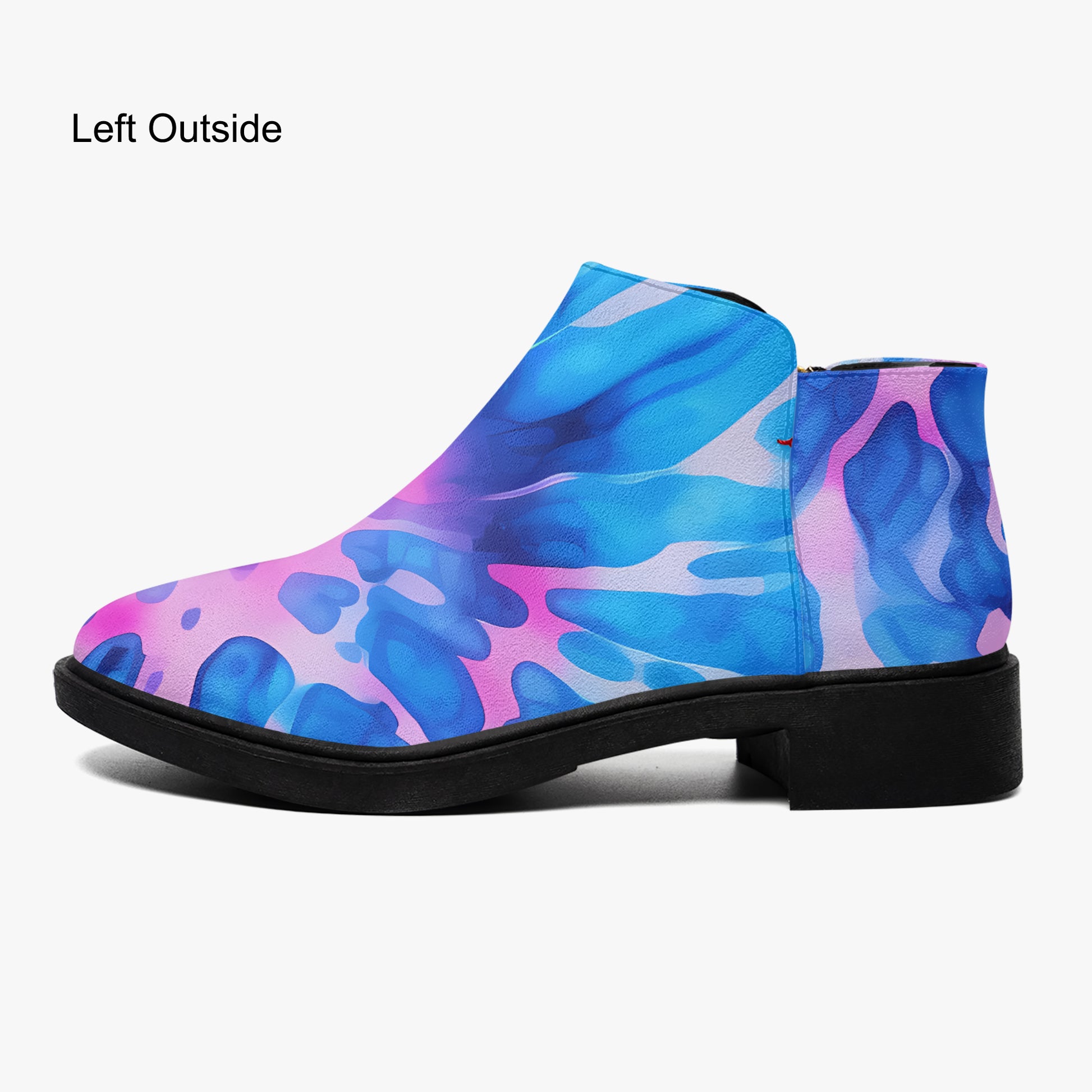 Tie Dye v1 elegante Reißverschluss-Stiefeletten Stiefeletten JLR Design