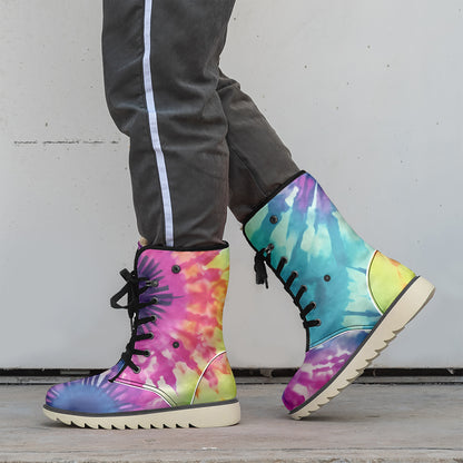 Tie Dye v2 Chic Boots mit Plüschfutter Stiefel JLR Design