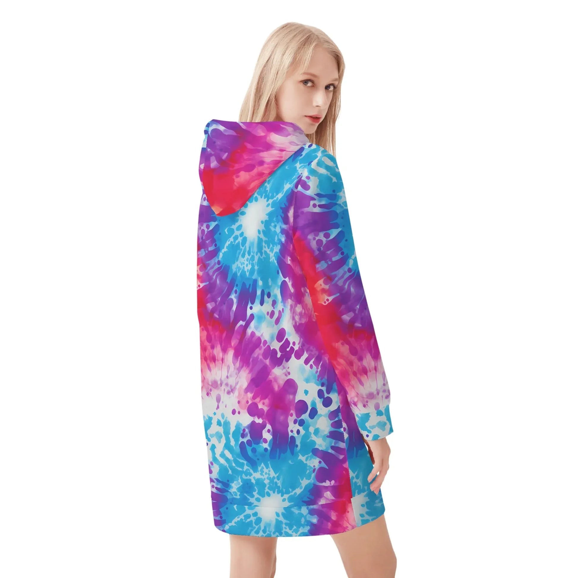 tie-dye-v2-velvet-hoodie-dress-hoodiekleid-jlr-design-84460 - JLR Design