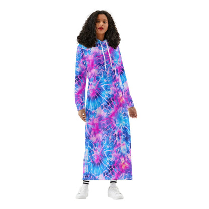 bequemes-leichtes-hoodie-kleid-farbexplosion-v2-hoodiekleid-jlr-design-48862 - JLR Design