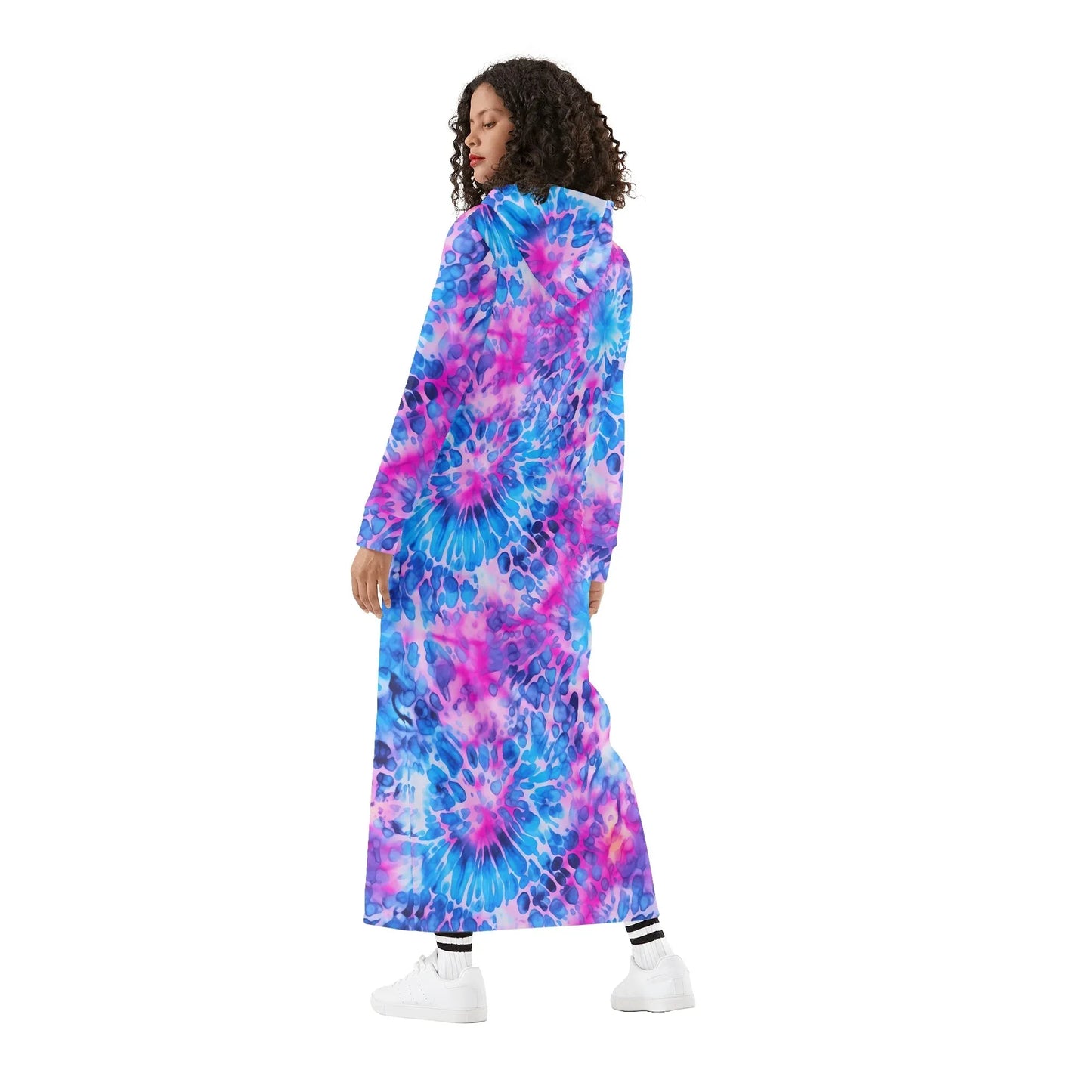 bequemes-leichtes-hoodie-kleid-farbexplosion-v2-hoodiekleid-jlr-design-50236 - JLR Design