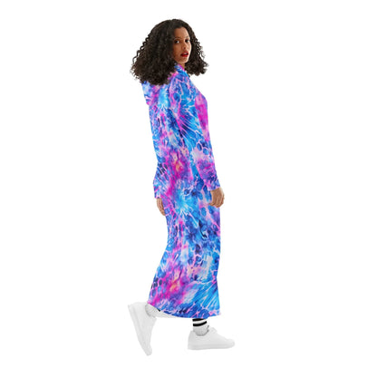 bequemes-leichtes-hoodie-kleid-farbexplosion-v2-hoodiekleid-jlr-design-86617 - JLR Design