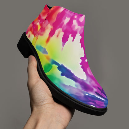 Tie Dye v2 elegante Reißverschluss-Stiefeletten Stiefeletten JLR Design