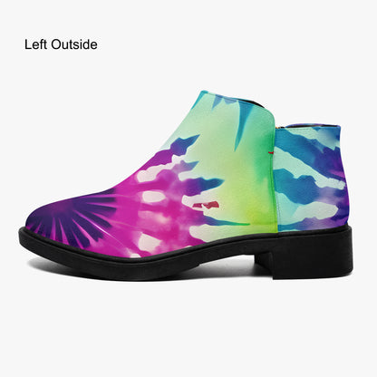 Tie Dye v2 elegante Reißverschluss-Stiefeletten Stiefeletten JLR Design