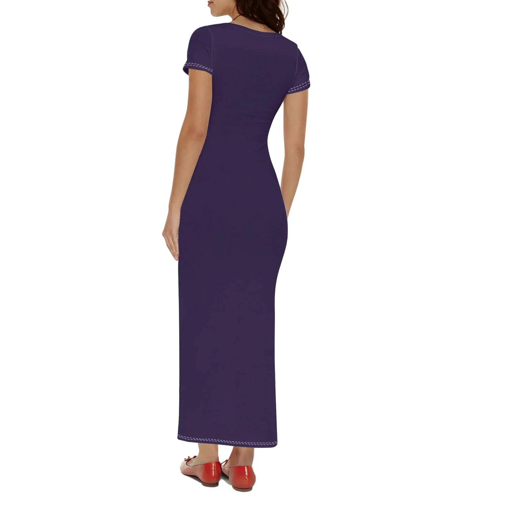 tolopea-short-sleeve-long-dress-long-dress-jlr-design-21540 - JLR Design