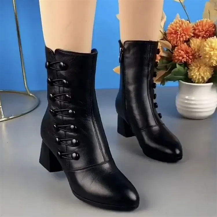 Trendige Chelsea Ankle Boots mit Blockabsatz Boots 69.99 Ankle, Boots, Damen JLR Design