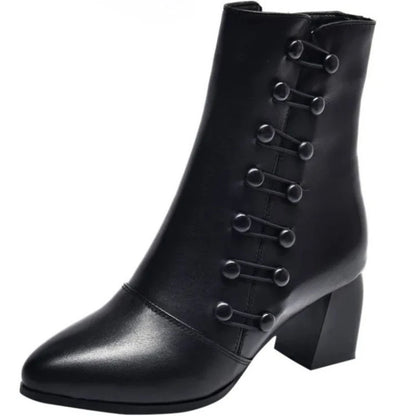 Trendige Chelsea Ankle Boots mit Blockabsatz Boots 69.99 Ankle, Boots, Damen JLR Design